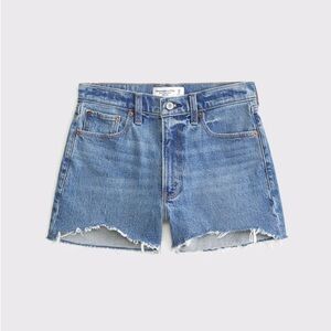 Abercrombie & Fitch High Rise 4" Mom Short Distressed Medium Wash Size 31 (12)